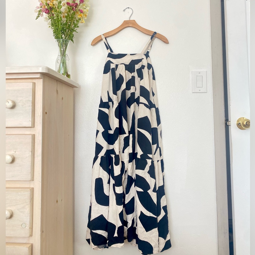 COPY - Abel the label Anthropologie Color block Tent Maxi Dress